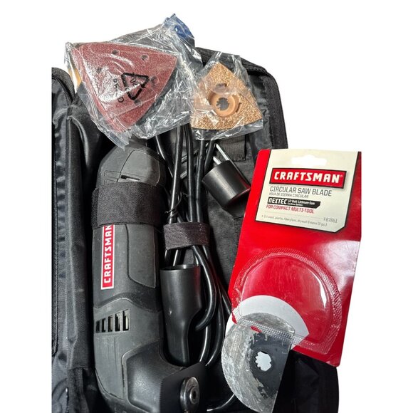 Craftsman 2.0 Amp Variable Multi Power Tool Sander Saw 320 23465 & Attachments - Picture 4 of 7
